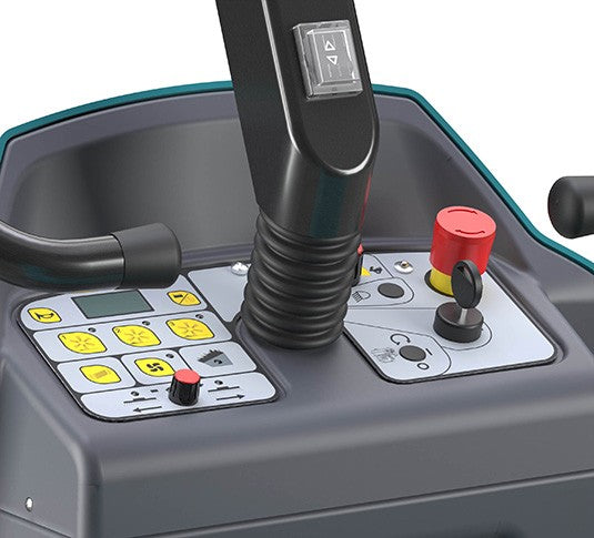 Tennant S680, Floor Sweeper, 42&quot;, 18.7 Gallon Hopper, Ride-On, Battery, Dual Side Brushes, 2 Year Warranty