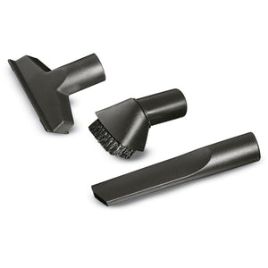Karcher 2.860-116.0, Nozzle Set, Crevice Tool, Upholstery Tool, Round Brush, 35 mm ID