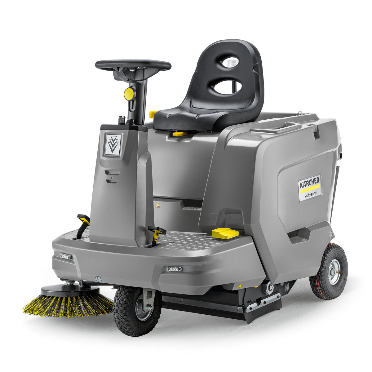 Karcher KM 85/50 R BP, Floor Sweeper, 33", 13 Gallon Hopper, Ride On, Battery, 3 Year Warranty