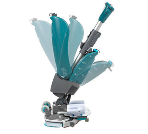 Tennant i-Mop XXL Plus, Walk Behind Floor Scrubber, 24.4", 1.25 Gallon, Disk, Lithium, 2 Sets of Batteries, 1 Year Warranty, 9022387