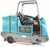 Refurbished Tennant T20, Floor Sweeper Scrubber, 40", 80 Gallon, Propane, Ride On, Cylindrical, Overhead Guard