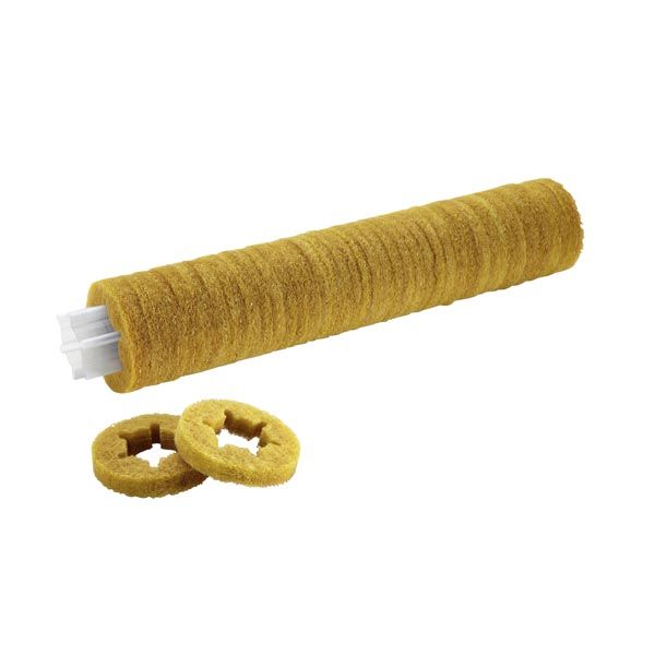 Karcher 6.369-724.0, Cylindrical pad, yellow, complete (2 required)