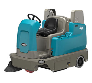 Tennant S16, Floor Sweeper, 46", 40 Gallon Hopper, Ride On, Battery, 3 Year Warranty