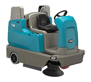 Tennant S16, Floor Sweeper, 46", 40 Gallon Hopper, Ride On, Battery, 3 Year Warranty