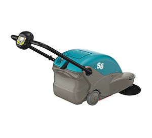 1251268 | Tennant S6 | Floor Sweeper | 26" | 9.3 Gallon Hopper | Battery | Manual | 1 Year Warranty