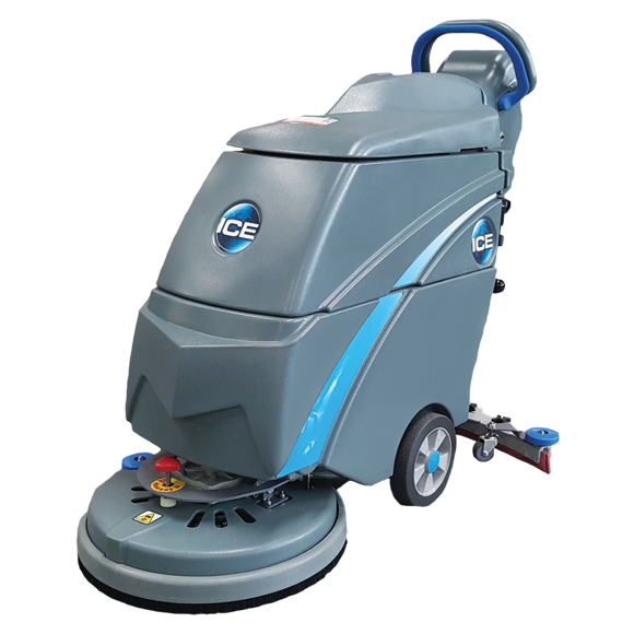 ICE i18B-AGM, Walk Behind Floor Scrubber, 18", 9 Gallon, Pad Assist, Disk, 5/5/3 Warranty