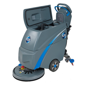ICE i18C, Walk Behind Floor Scrubber, 17", 9 Gallon, Electric, Pad Assist, Disk, 5 Year Warranty