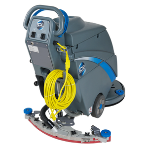 ICE i18C, Walk Behind Floor Scrubber, 17", 9 Gallon, Electric, Pad Assist, Disk, 5 Year Warranty
