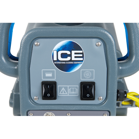 ICE i18C, Walk Behind Floor Scrubber, 17", 9 Gallon, Electric, Pad Assist, Disk, 5 Year Warranty
