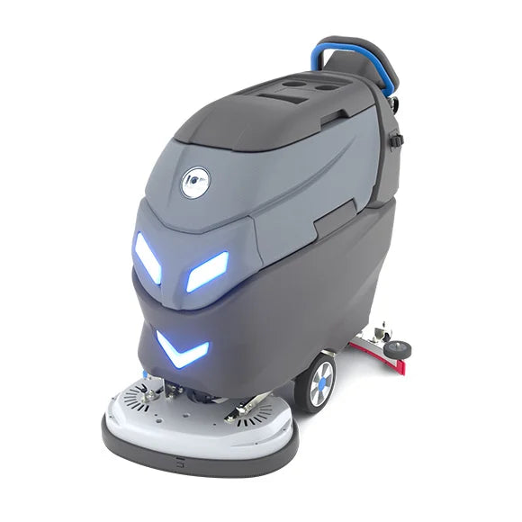 ICE i24YTL, Walk Behind Floor Scrubber, 24", 16 Gallon, Self Propel, Disk, 5/5/3 and Lifetime Lithium Battery Warranty