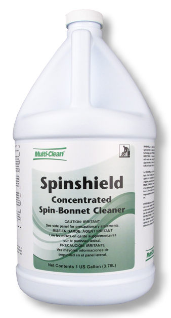 902073 | Multi-Clean SpinShield | Carpet Pre-Spray and Bonnet | PH 11.5 Concentrated | 4 X 1 Gallons