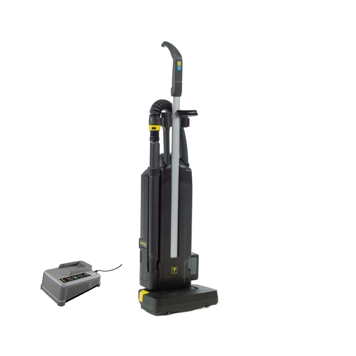 Tornado Strike, Upright Vacuum, 10", 3.2 QT, Bagged, Dual Motor, Battery, Battery and Charger Included, TV190-W10-U, 2 Year Warranty