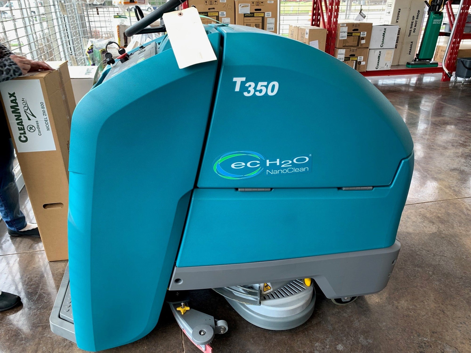 Demo Unit Tennant 24" T350 Stand On Floor Scrubber with Nano Technology