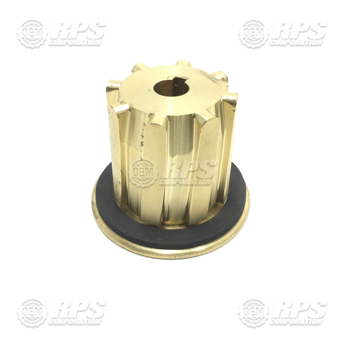 FactoryCat/Tomcat 600-8372D, Driver, Cylindrical Spiral, 8 Spline, Brass BrassW/Gasket