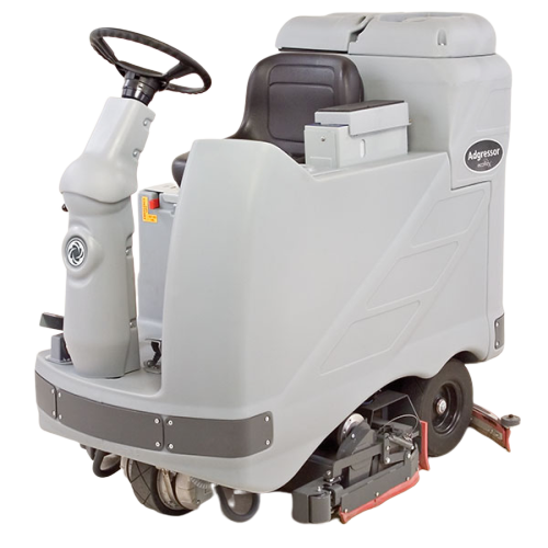 Fixturedisplays Ride-On Driving Floor Scrubber Machine Battery Powered Warehouse Industrial Cleaner 21 Inches Clean Width, 3000M2/H Clean
