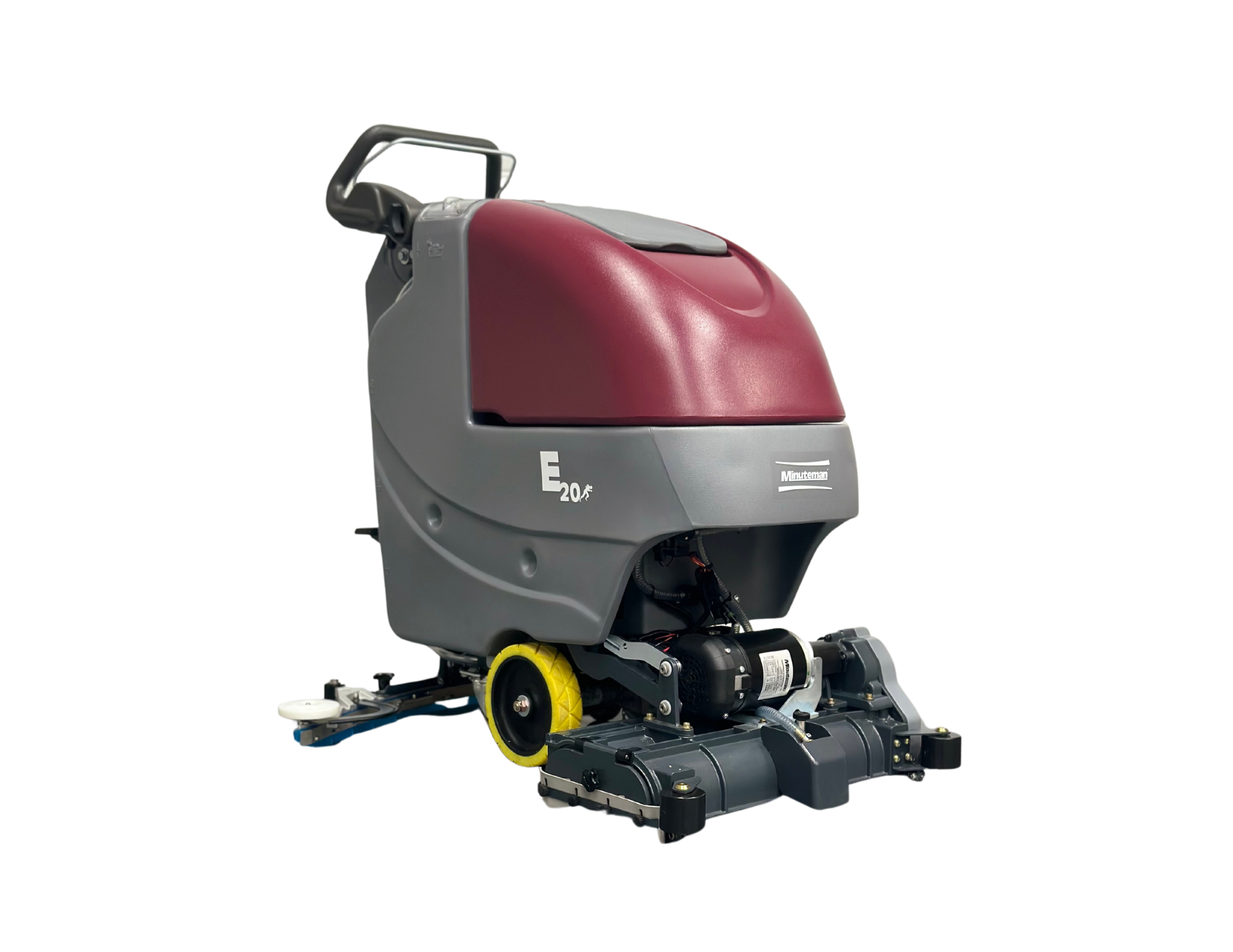 Minuteman E20, Floor Sweeper Scrubber, 20", 12 Gallon, Battery, Pad Assist or Self Propel, Cylindrical