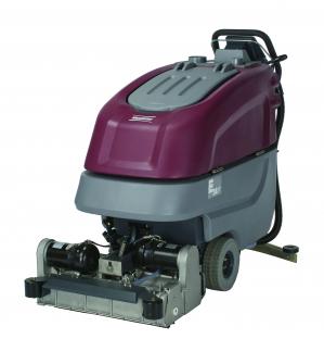 Minuteman E24, Floor Sweeper Scrubber, 24", 19 Gallon, Battery, Self Propel, Cylindrical