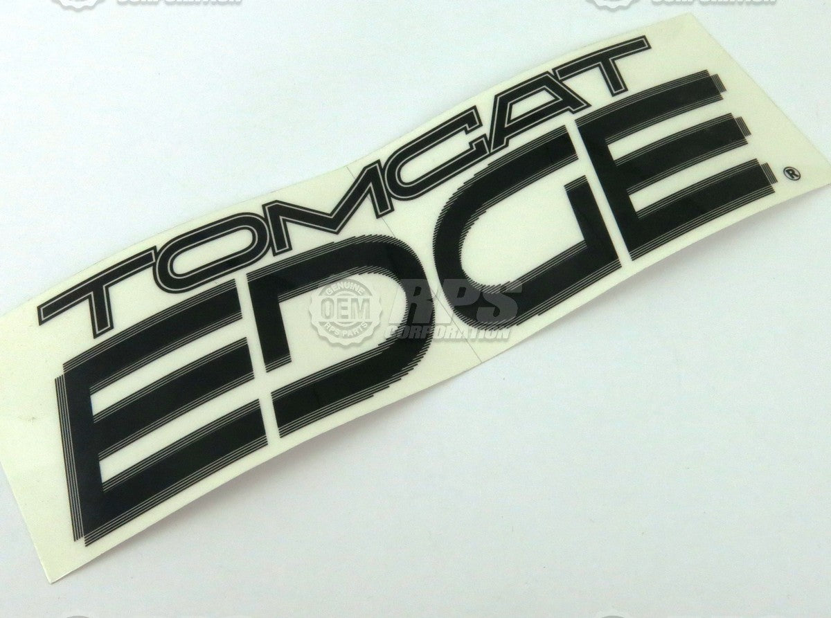 FactoryCat/Tomcat EDGE-7204, Decal, Edge, 8", Black, Tomcat