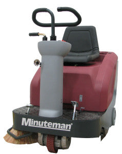 Minuteman Kleen Sweep 32R, Floor Sweeper, 35", Battery, Ride On, 13 Gallon Hopper