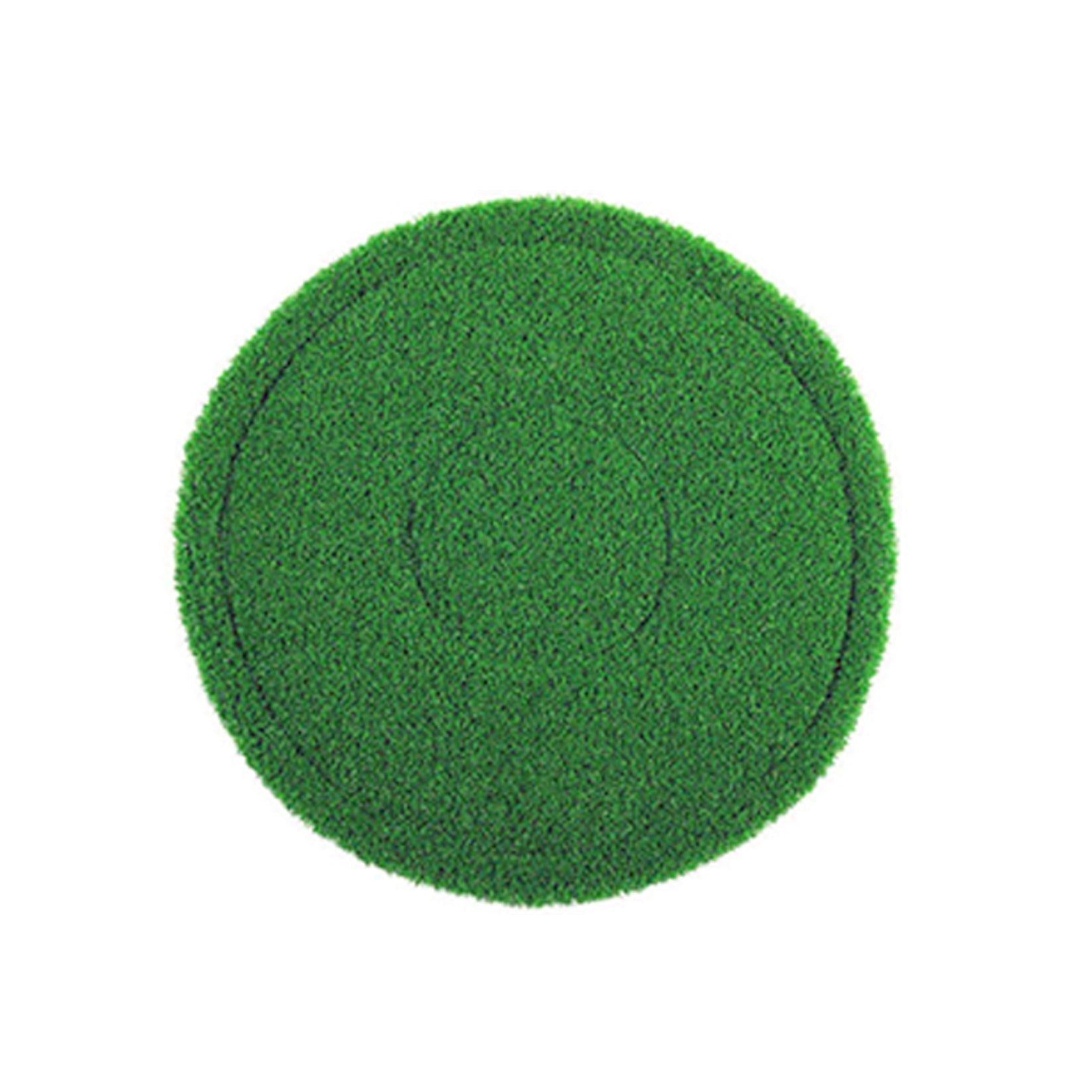 20" Green Round Tile and Grout Pad - Sold Individually - Square Scrub SS P0020RGTG