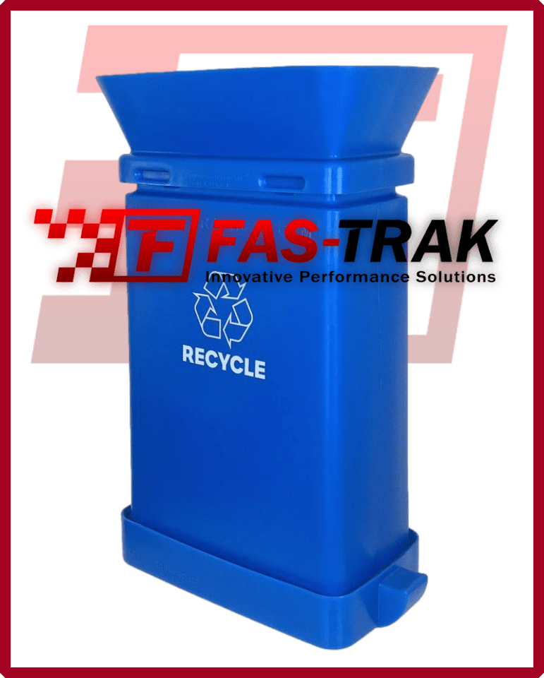 SmartcanMax Safety Receptacle - Blue Recycling