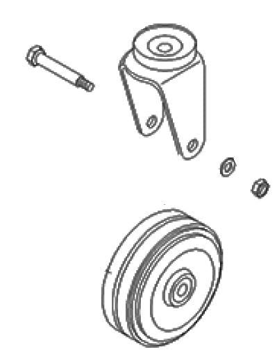 Tennant RTRT24661 Caster Wheel