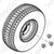 Nilfisk Advance 56115392 Drive Wheel