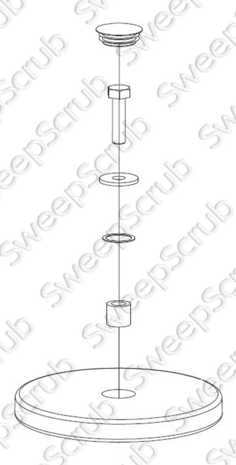 Nilfisk Advance VF85017 Bumper Roller Kit