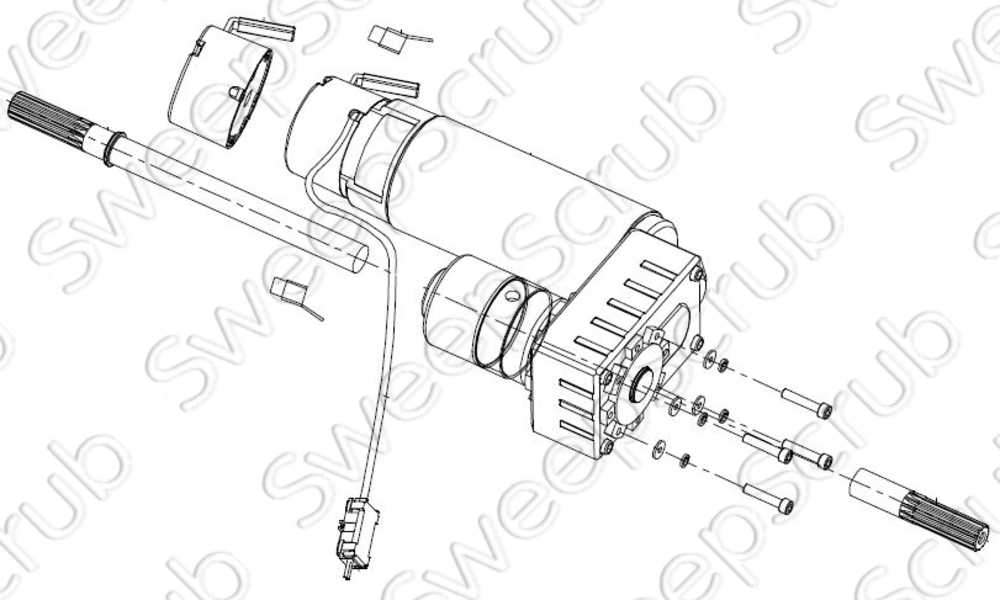 Nilfisk Advance VR23049 Drive Motor