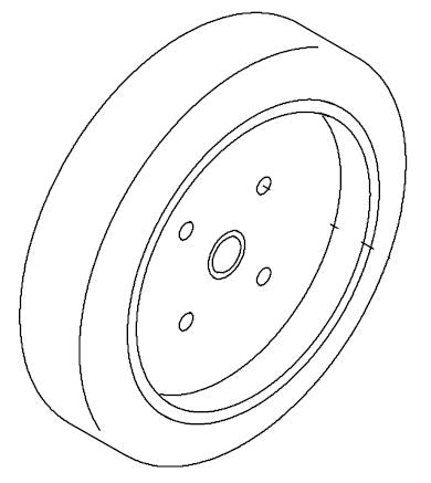 Tennant 607452 Wheel