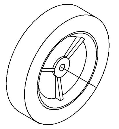 Tennant 607277 Wheel