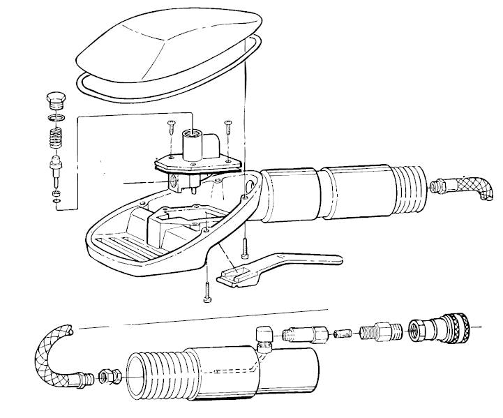 Tennant 200540 Upholstery Tool Assembly