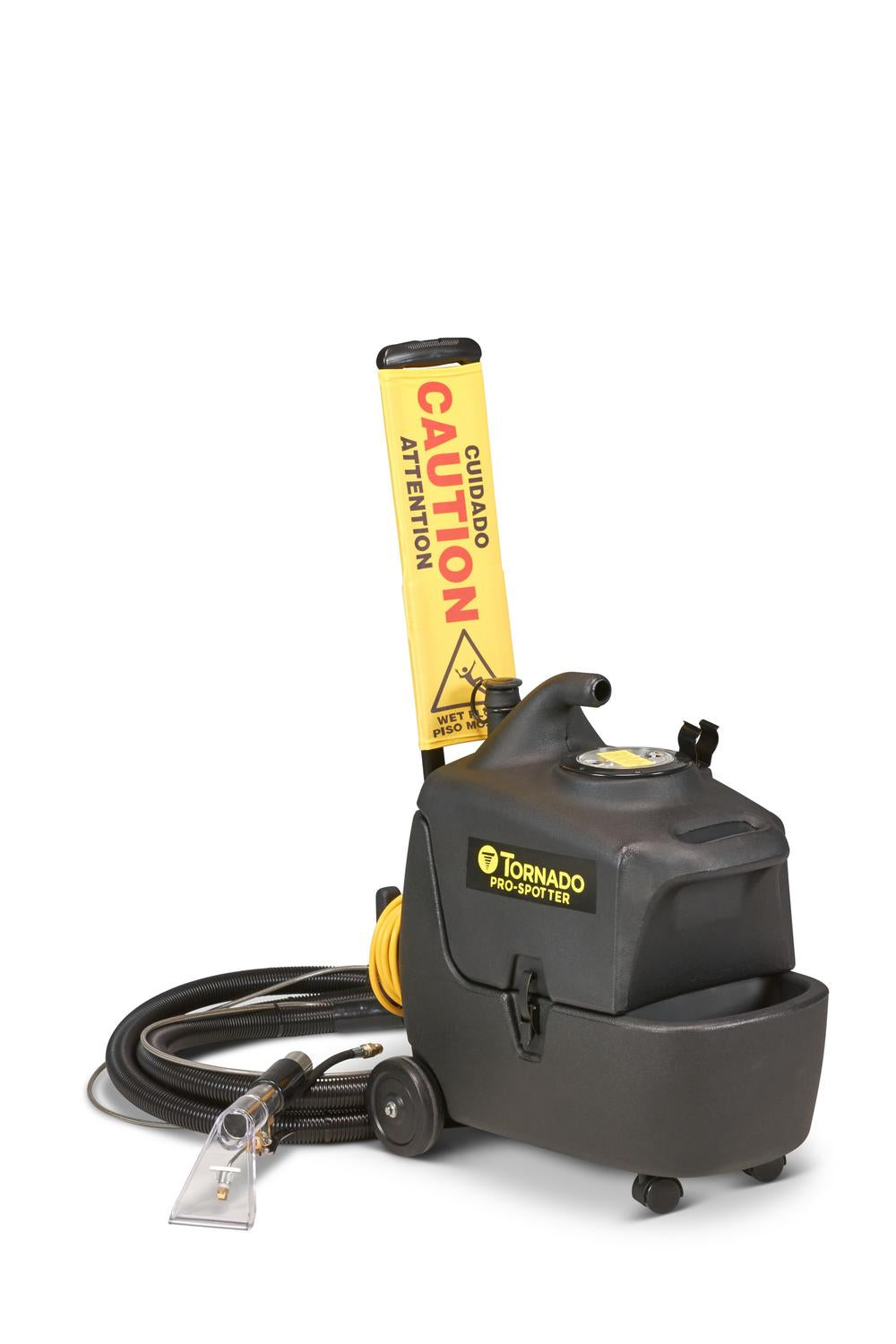 Tornado Pro Spotter and Pro Spotter Deluxe | Carpet Spotter | 3.5 Gallons | 55 PSI | Cold Water |  13' Hose Stainless Steel Upholstery Tool