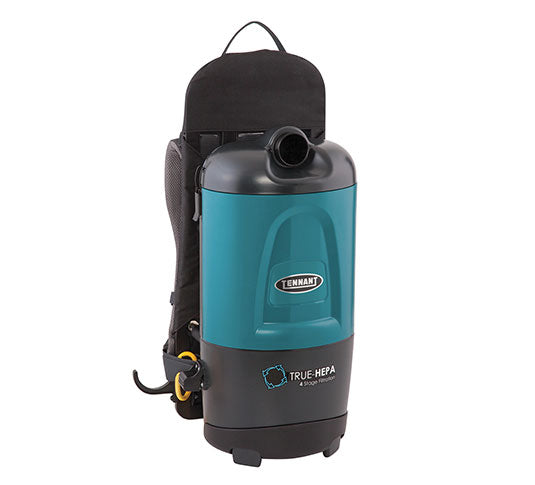 Tennant V-BP-6B | Backpack Vacuum | 6QT | 13lbs | With Tools | Battery | HEPA | 1 Year Warranty