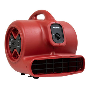 XPOWER X-600A, Air Mover, 1/3 HP, 2400 CFM, Stackable, Daisy Chain, 25lbs, 3.8 AMPs