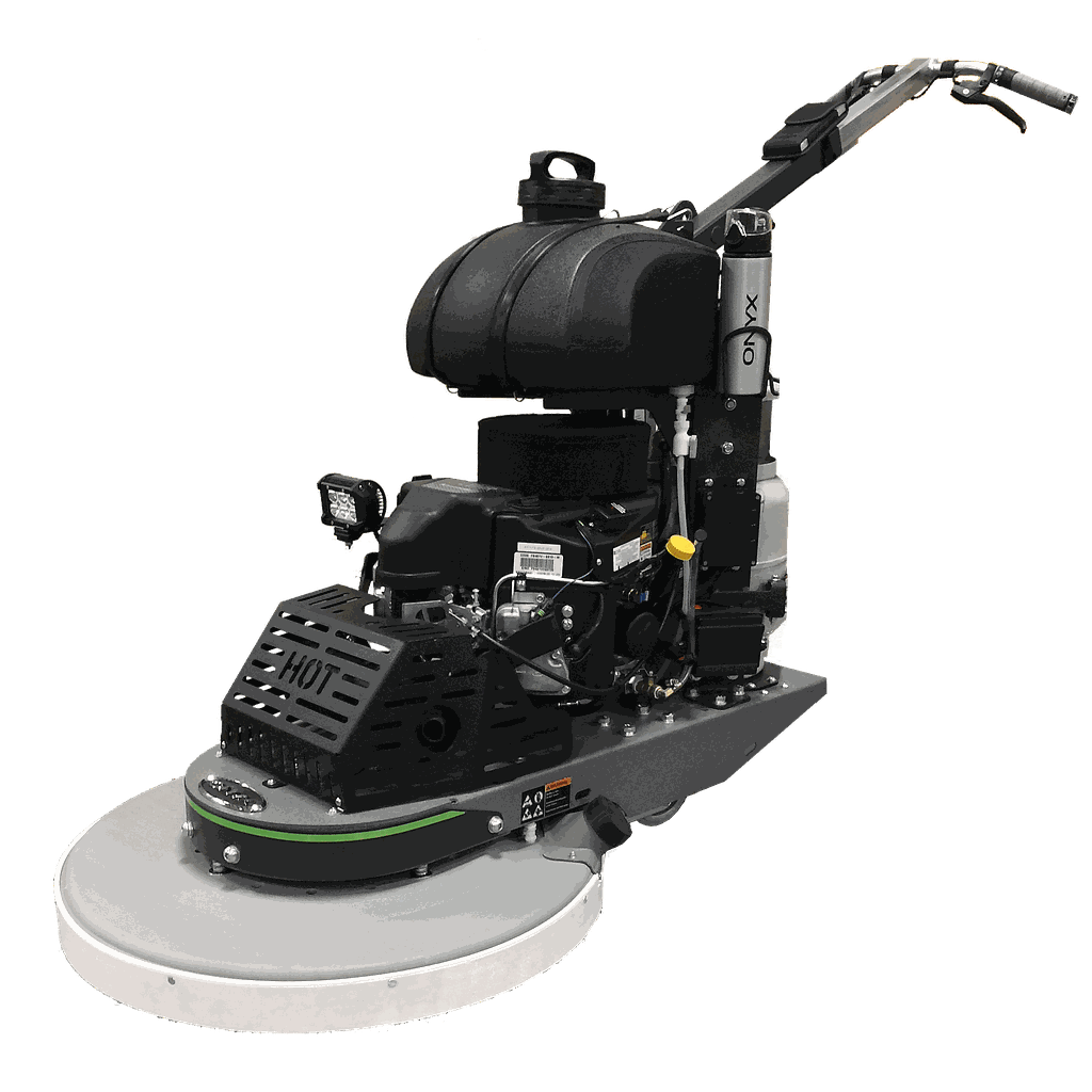 Onyx ZX7 | Concrete Polishing Machine | 27" | Propane | Onboard Water Tank | 3 Counter Rotating Heads | 3 Year Warranty Engine 1 Year Warranty