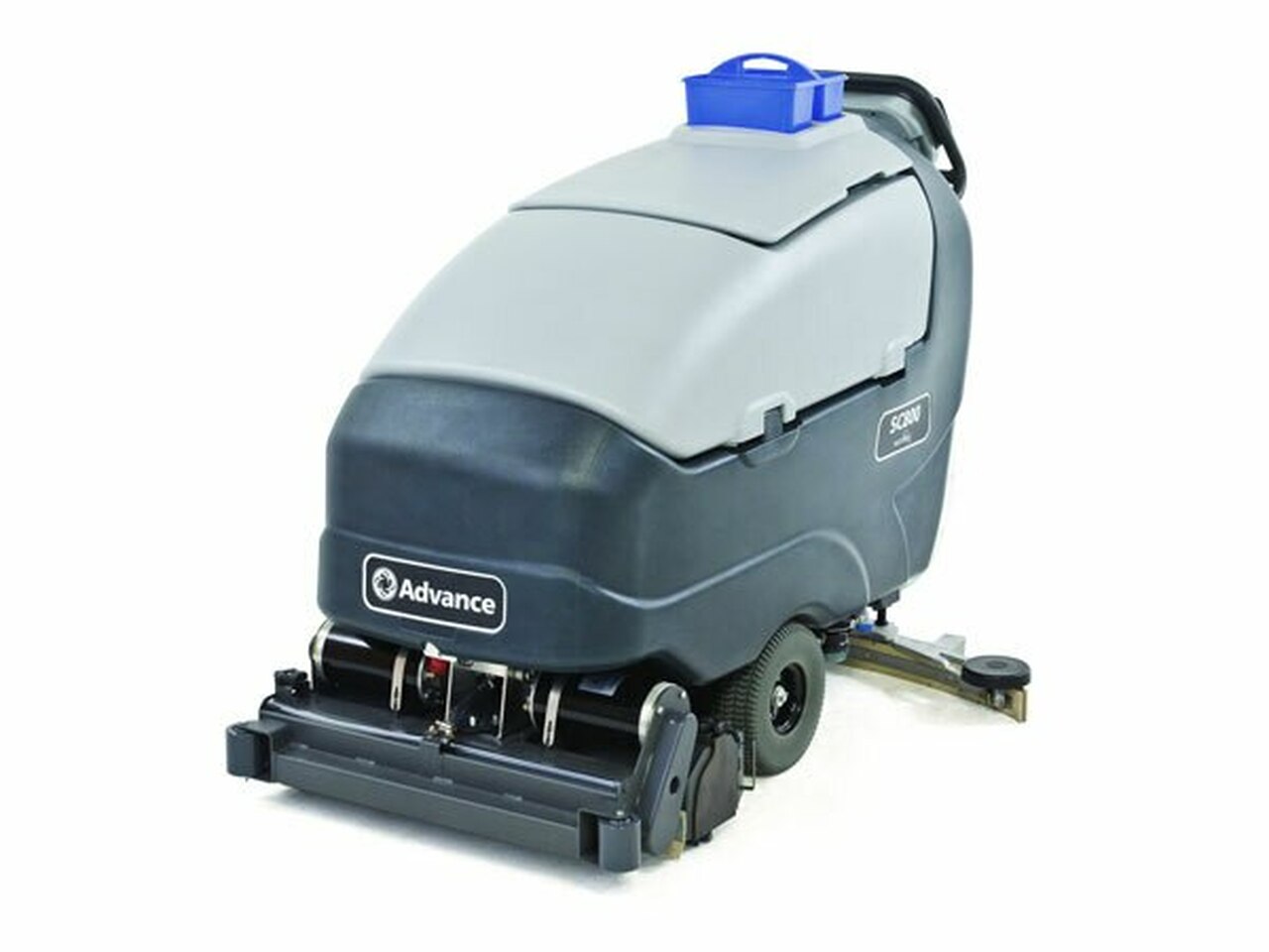 Advance SC750, Floor Sweeper Scrubber, 28", 21 Gallon, Battery, Self Propel, Cylindrical
