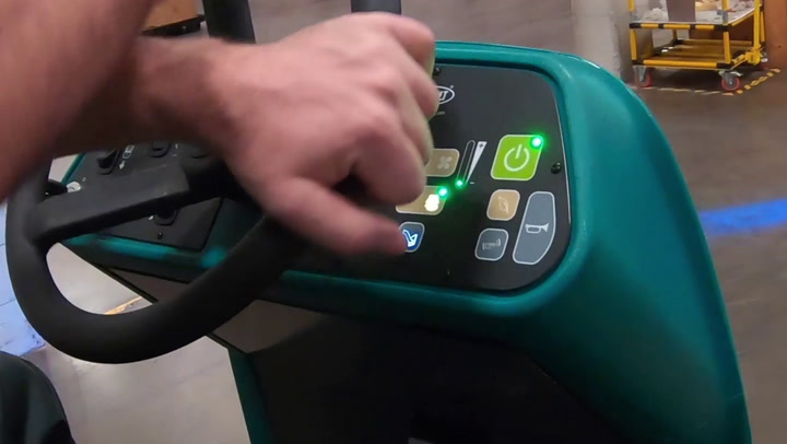 Tennant S16, Floor Sweeper, 46", 40 Gallon Hopper, Ride On, Battery, 3 Year Warranty