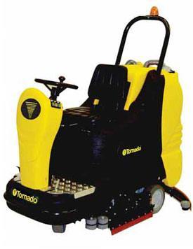 Tornado® BR 33/30 | Floor Sweeper-Scrubber | 33" | 30 Gallon | Ride On | Battery | Cylindrical | 4 Year Warranty