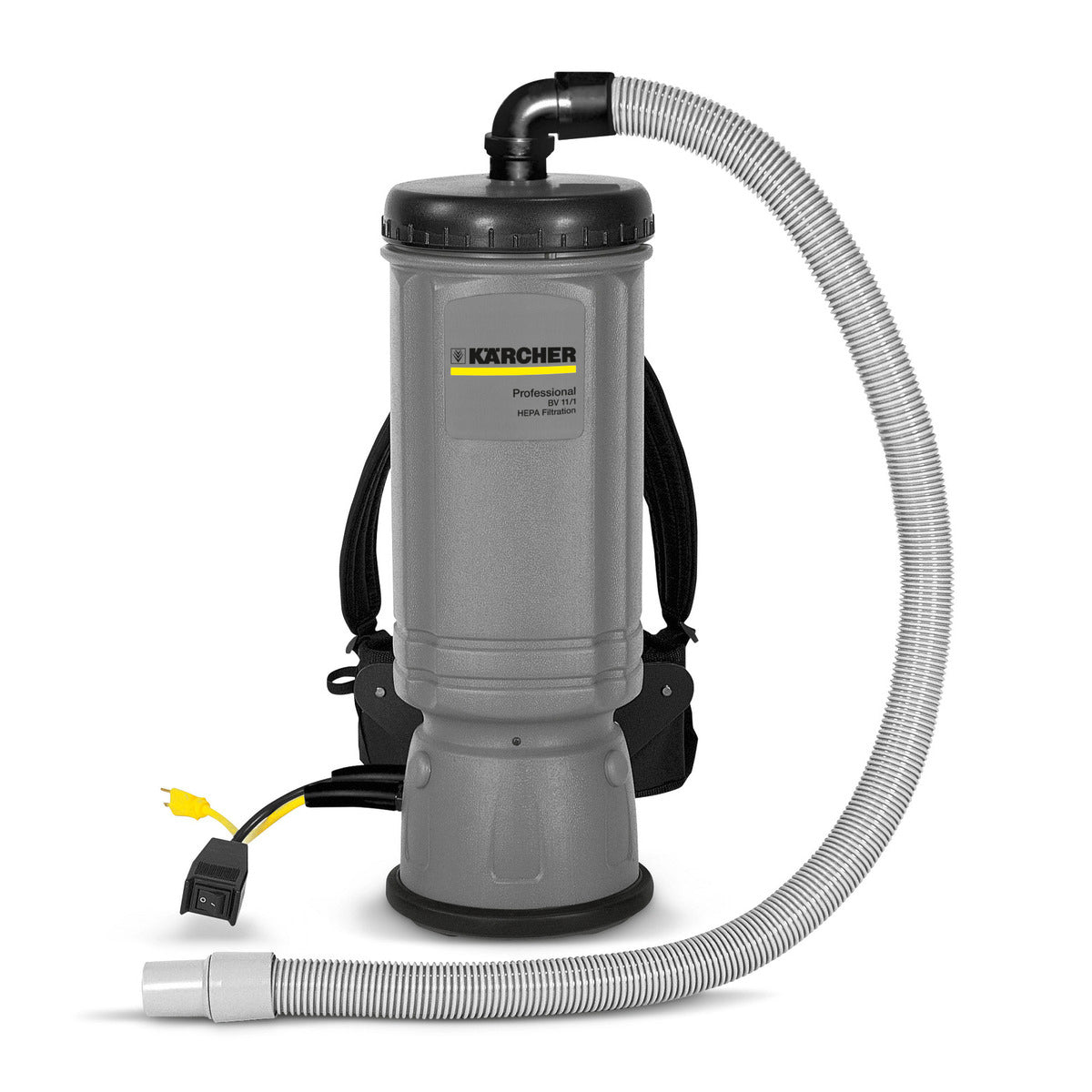 Karcher BV 7/1, Backpack Vacuum, 6QT, With Tools, 10lbs