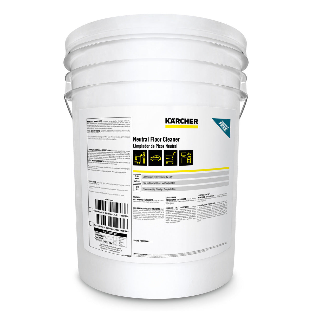 Karcher Neutral Floor Cleaner- 55 gallon Drum