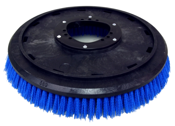 17 Inch disc blue prolene polypropylene scrub brush. Fits Clarke Focus II L17 and Nilfisk Advance SC401  Fits Aftermarket Nilfisk Advance L08812891