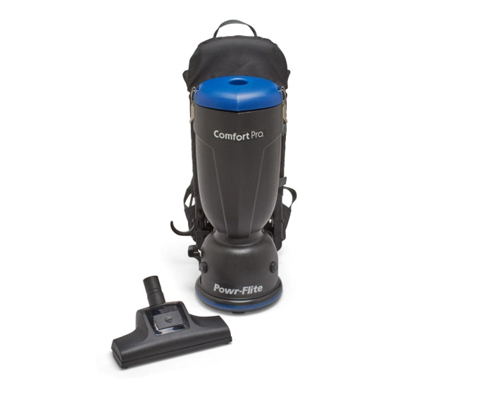 Powr-Flite Comfort Pro Backpack Vacuum with Tools and Air Turbine Nozzle