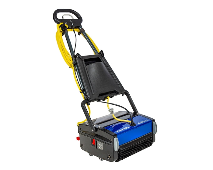 Powr-Flite PFMW14, Floor Scrubber, 14", 1 Gallon, Electric, Cylindrical, Forward and Reverse