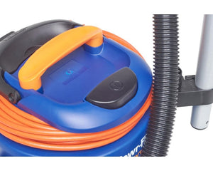 Powr-Flite Newton, Canister Vacuum, 2.6 Gallon, 13lbs, 35' Cord, With Tools, HEPA
