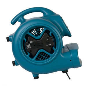 XPOWER P-600A, Air Mover, 1/3 HP, 2400 CFM, 23lbs, 3.8 AMPs, Built in GFCI