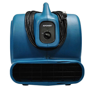 XPOWER P-800, Air Mover, 3/4 HP, 3200 CFM, Stackable, 27.5lbs, 7.5 AMPs