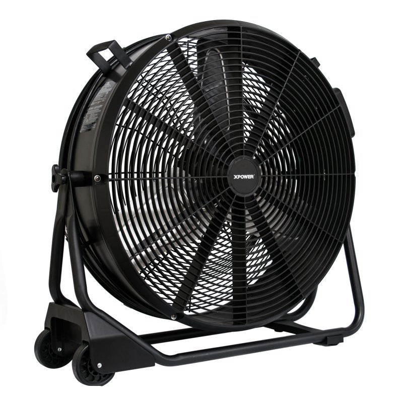 XPOWER FD-630D Brushless DC Motor High Velocity 24” Drum Fan