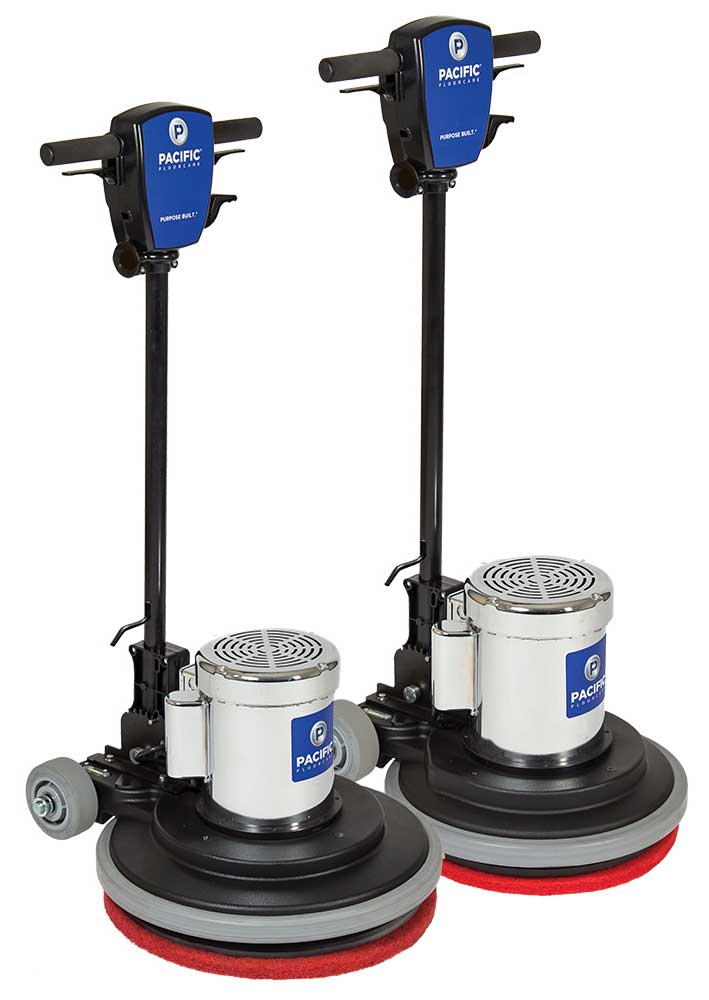 Pacific FM-17EHD and FM-20EHD, Floor Machine, Low Speed, 17" or 20", 151lbs with weights, 175 RPMs, 1.5HP, 50' Cord