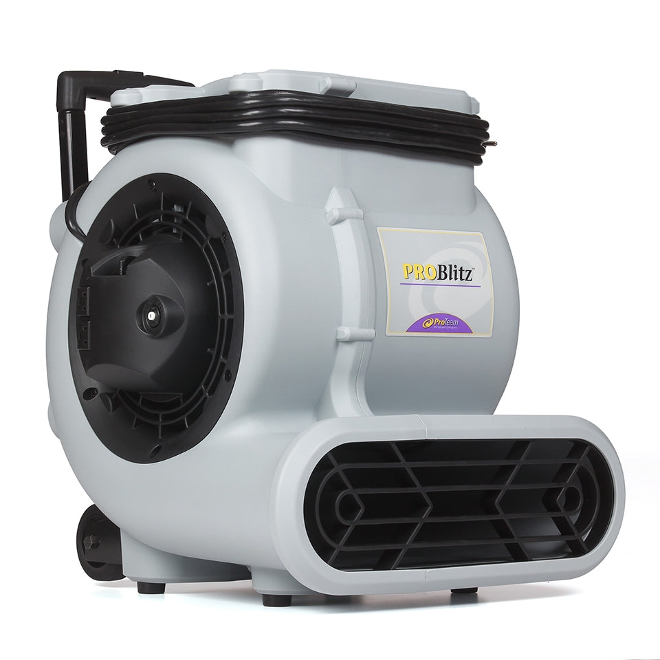 Proteam ProBlitz XP, Air Mover, 2200CFM, Stackable, Daisy Chain, 28lbs, 3 AMPs, Telescoping Handle, Transport Wheels